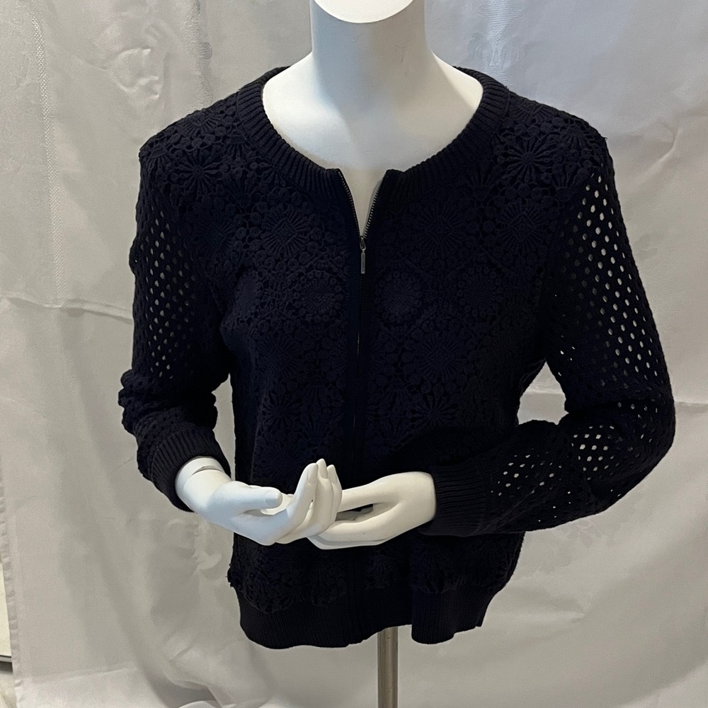 Tory Burch Dark Navy Knit Sweater